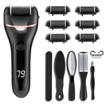 Ingrijire personala si Cosmetice - Manichiura si pedichiura - Pile cosmetice - Pila Electrica pentru Talpi, Calcaie, Bataturi si Piele Moarta, Afisaj LCD Baterie, Lanterna LED, 2 Viteze, 2000 rot/min - Infinity.ro