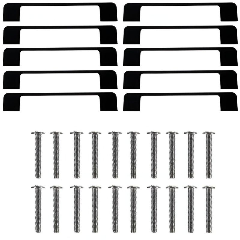 Casa si Gradina - Mobilier - Feronerie si accesorii mobila - Set 10 Manere Mobila pentru Dormitor, Bucatarie, Comoda, Noptiera, Dulap, Sertar, Schimba Aspectul Mobilierului - Infinity.ro