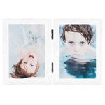 Market - Cadouri - Rame si albume foto - Rama foto dubla, colaj, alb, 2x(13x18 cm) - Infinity.ro