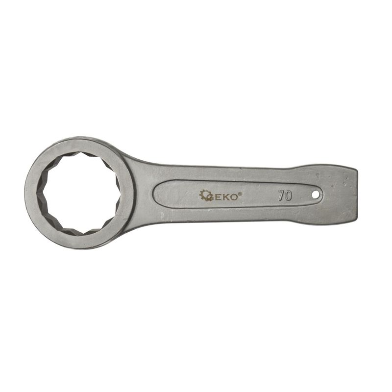 Casa si Gradina - Constructii - Scule de mana si unelte - Chei si truse chei - Cheie inelara cu batator, Geko, 70 mm, G16070 - Infinity.ro
