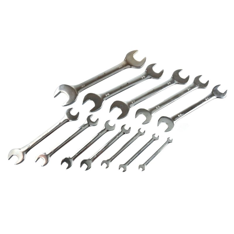 Casa si Gradina - Constructii - Scule de mana si unelte - Chei si truse chei - Set chei combinate 12 piese, 6-32mm, GEKO G11345 - Infinity.ro