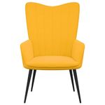 Casa si Gradina - Mobilier - Scaune si fotolii - Fotolii - Scaun de relaxare, galben mustar, catifea - Infinity.ro