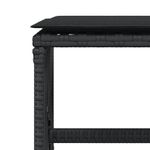 Casa si Gradina - Gradina si terasa - Mobilier exterior - Scaune si sezlonguri gradina - Scaune de gradina cu perne, 4 buc. negru 41x41x36 cm poliratan - Infinity.ro