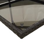 Casa si Gradina - Gradina si terasa - Mobilier exterior - Seturi mobila gradina - Set mobilier de exterior cu perne, 11 piese, negru, poliratan - Infinity.ro