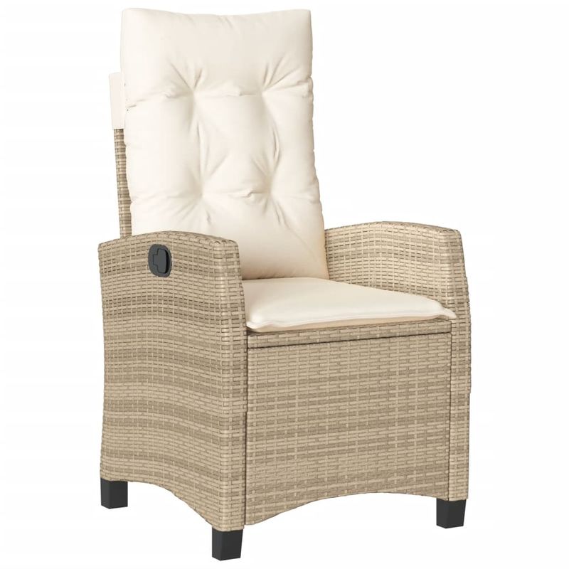 Casa si Gradina - Gradina si terasa - Mobilier exterior - Seturi mobila gradina - Set de masa pentru gradina, 7 piese, cu perne, bej, poliratan - Infinity.ro