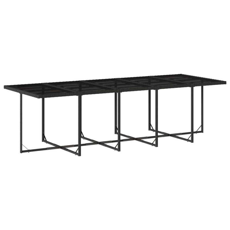 Casa si Gradina - Gradina si terasa - Mobilier exterior - Seturi mobila gradina - Set mobilier de gradina cu perne, 15 piese, negru, poliratan - Infinity.ro