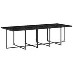 Casa si Gradina - Gradina si terasa - Mobilier exterior - Seturi mobila gradina - Set mobilier de gradina cu perne, 15 piese, negru, poliratan - Infinity.ro