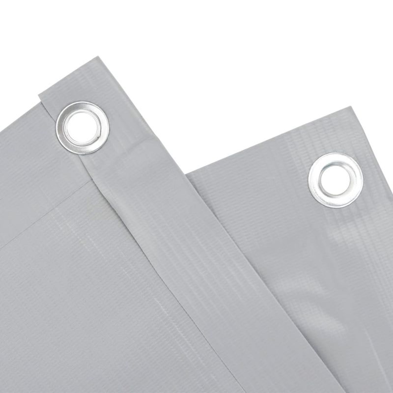 Casa si Gradina - Gradina si terasa - Garduri, panouri si accesorii - Paravan de gradina, gri, 600x120 cm, PVC - Infinity.ro