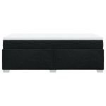 Casa si Gradina - Mobilier - Paturi si accesorii - Paturi - Pat box spring cu saltea, negru, 90x190 cm, textil - Infinity.ro