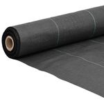 Casa si Gradina - Gradinarit si plante - Sere si solarii - Membrana antiburuieni, negru, 1,5x50 m, PP - Infinity.ro