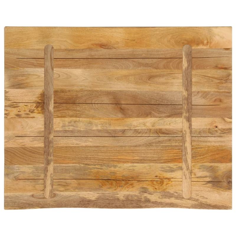 Casa si Gradina - Mobilier - Feronerie si accesorii mobila - Blat de masa margine naturala, 100x80x2,5 cm, lemn masiv mango - Infinity.ro