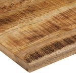 Casa si Gradina - Mobilier - Feronerie si accesorii mobila - Blat de masa margine naturala, 100x80x2,5 cm, lemn masiv mango - Infinity.ro