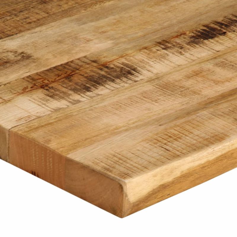 Casa si Gradina - Mobilier - Feronerie si accesorii mobila - Blat de masa contur organic 90x80x2,5 cm lemn masiv mango brut - Infinity.ro
