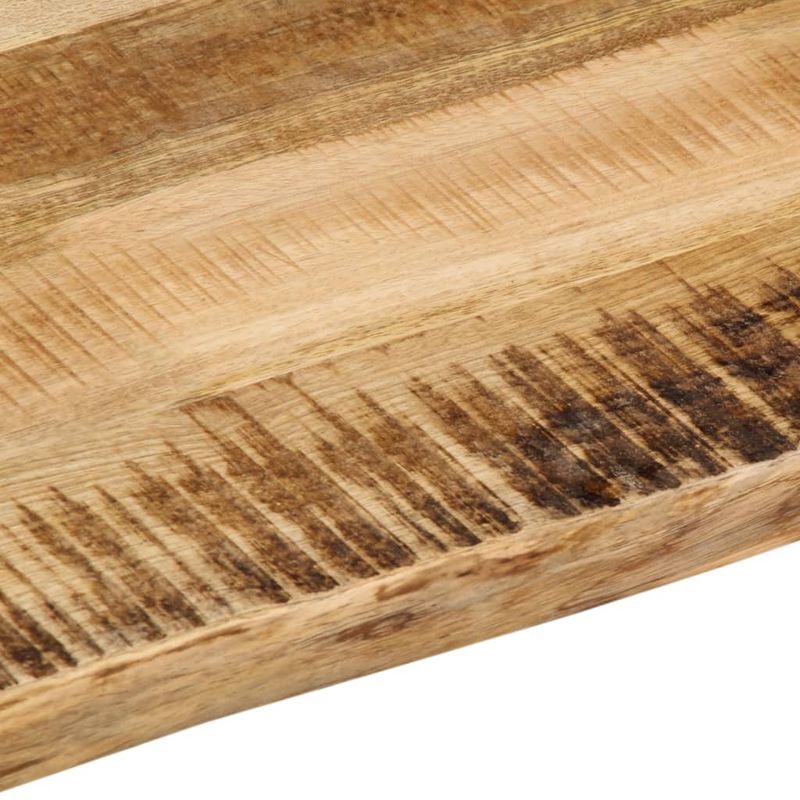 Casa si Gradina - Mobilier - Feronerie si accesorii mobila - Blat de masa contur organic 90x80x2,5 cm lemn masiv mango brut - Infinity.ro