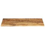 Casa si Gradina - Mobilier - Feronerie si accesorii mobila - Blat de masa margine naturala, 100x60x2,5 cm, lemn masiv mango - Infinity.ro
