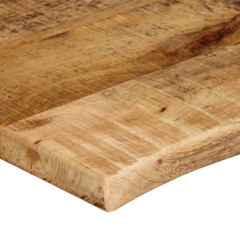 Casa si Gradina - Mobilier - Feronerie si accesorii mobila - Blat de masa margine naturala, 100x60x2,5 cm, lemn masiv mango - Infinity.ro