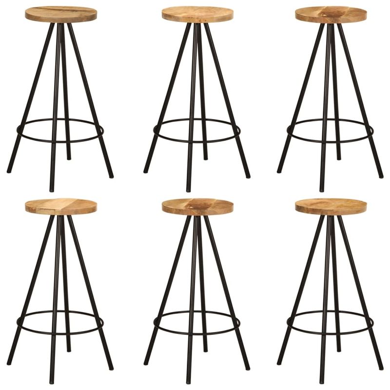 Casa si Gradina - Mobilier - Seturi de mobilier - Seturi bucatarie - Set de bar, 7 piese, lemn masiv de mango - Infinity.ro