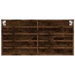 Casa si Gradina - Mobilier - Biblioteci si rafturi - Rafturi - Dulap cu vitrina, stejar fumuriu, 100x8,5x50 cm, lemn prelucrat - Infinity.ro