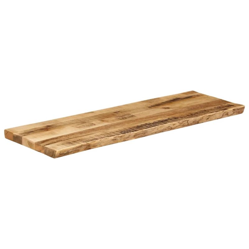 Casa si Gradina - Mobilier - Feronerie si accesorii mobila - Blat de masa contur natural 140x40x2,5 cm lemn masiv mango brut - Infinity.ro