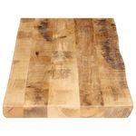 Casa si Gradina - Mobilier - Feronerie si accesorii mobila - Blat de masa contur natural 140x40x2,5 cm lemn masiv mango brut - Infinity.ro