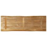 Casa si Gradina - Mobilier - Feronerie si accesorii mobila - Blat de masa contur natural 140x40x2,5 cm lemn masiv mango brut - Infinity.ro