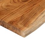 Casa si Gradina - Mobilier - Feronerie si accesorii mobila - Blat masa 110x40x3,8 cm dreptunghiular lemn acacia margine vie - Infinity.ro