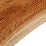 Casa si Gradina - Mobilier - Feronerie si accesorii mobila - Blat masa 110x40x3,8 cm dreptunghiular lemn acacia margine vie - Infinity.ro