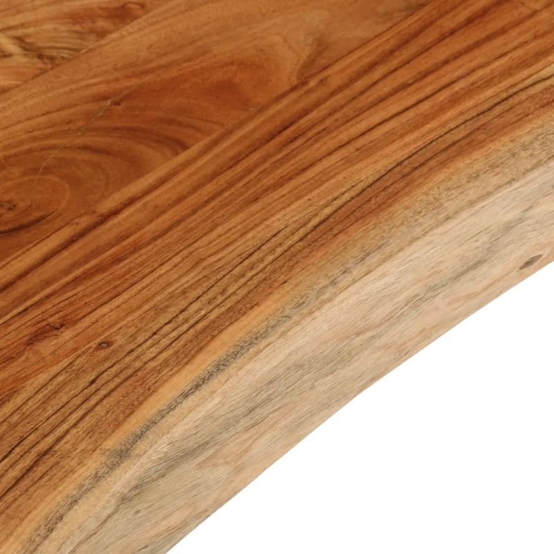 Casa si Gradina - Mobilier - Feronerie si accesorii mobila - Blat masa 110x40x3,8 cm dreptunghiular lemn acacia margine vie - Infinity.ro