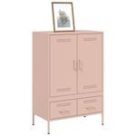 Casa si Gradina - Mobilier - Comode si corpuri - Corpuri bucatarie - Dulap inalt, roz, 68x39x101,5 cm, otel laminat la rece - Infinity.ro