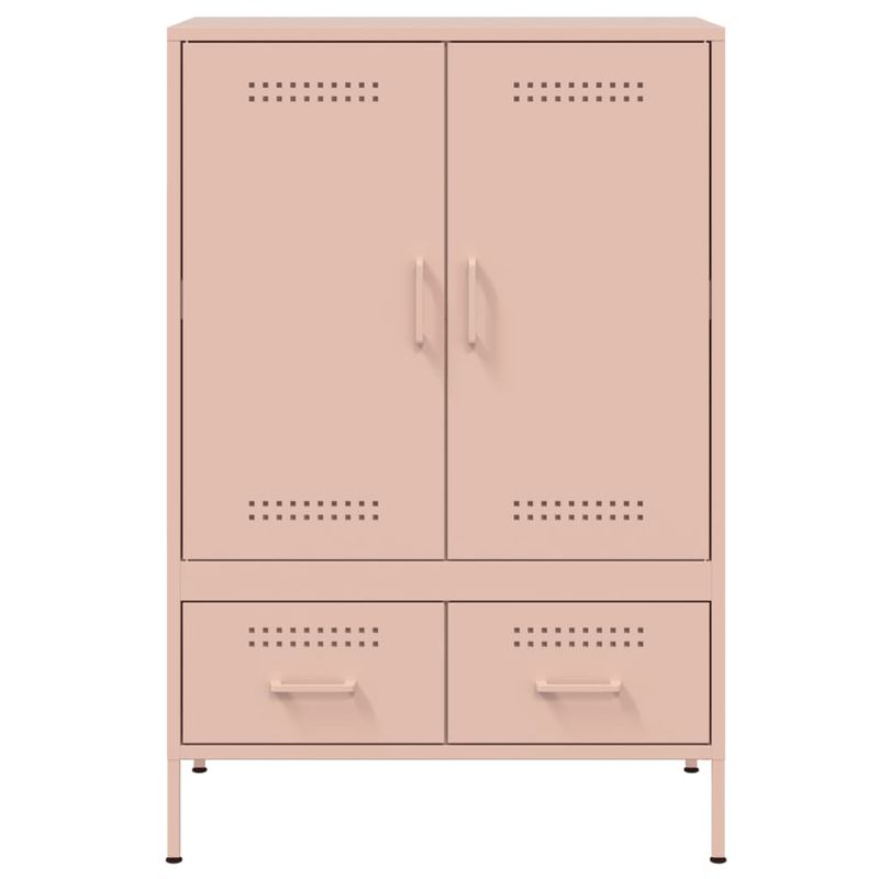 Casa si Gradina - Mobilier - Comode si corpuri - Corpuri bucatarie - Dulap inalt, roz, 68x39x101,5 cm, otel laminat la rece - Infinity.ro