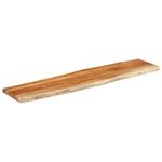 Casa si Gradina - Mobilier - Feronerie si accesorii mobila - Blat masa 160x40x3,8 cm dreptunghiular lemn acacia margine vie - Infinity.ro