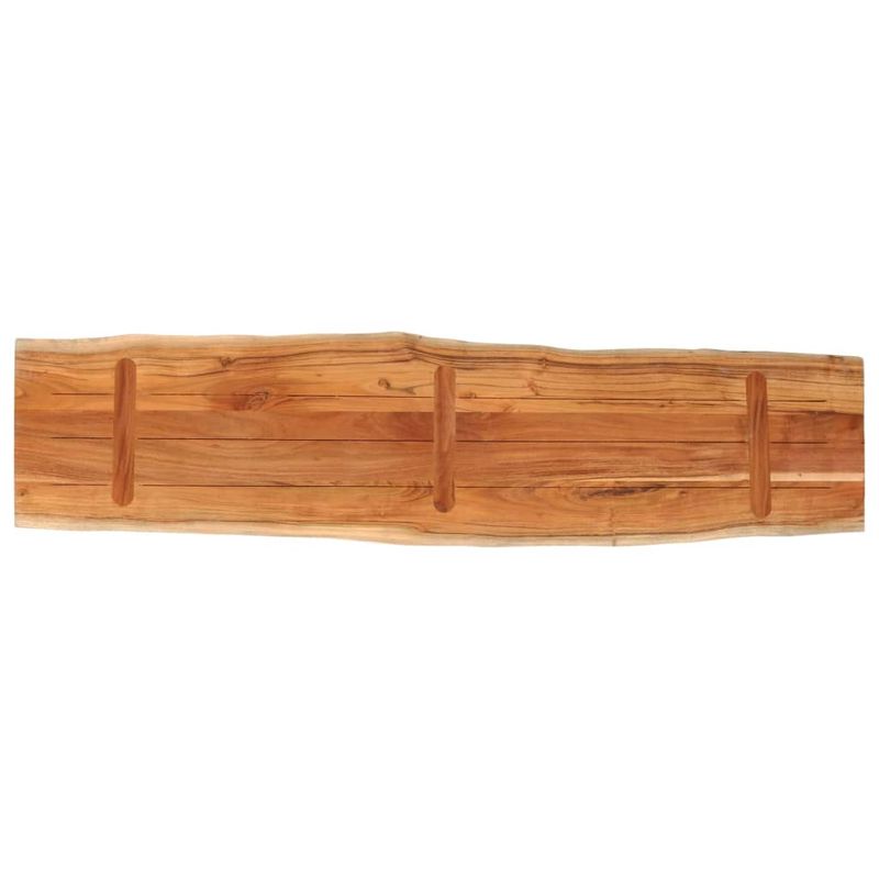 Casa si Gradina - Mobilier - Feronerie si accesorii mobila - Blat masa 160x40x3,8 cm dreptunghiular lemn acacia margine vie - Infinity.ro