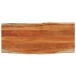 Casa si Gradina - Mobilier - Feronerie si accesorii mobila - Blat masa, 140x60x3,8cm, dreptunghiular lemn acacia margine vie - Infinity.ro