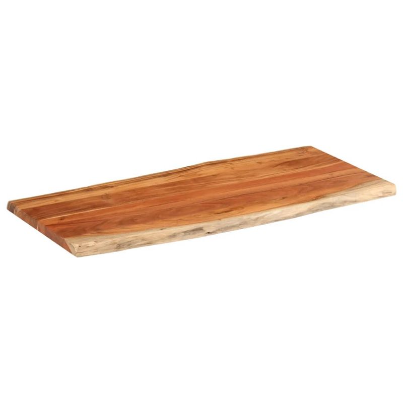 Casa si Gradina - Mobilier - Feronerie si accesorii mobila - Blat masa, 140x60x3,8cm, dreptunghiular lemn acacia margine vie - Infinity.ro