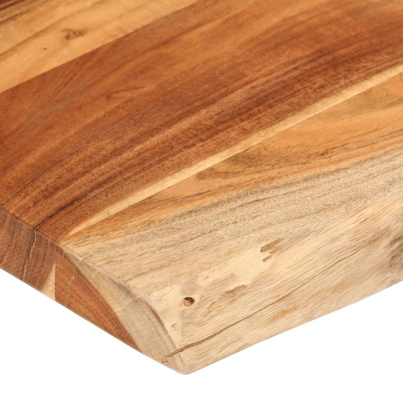 Casa si Gradina - Mobilier - Feronerie si accesorii mobila - Blat masa, 140x60x3,8cm, dreptunghiular lemn acacia margine vie - Infinity.ro