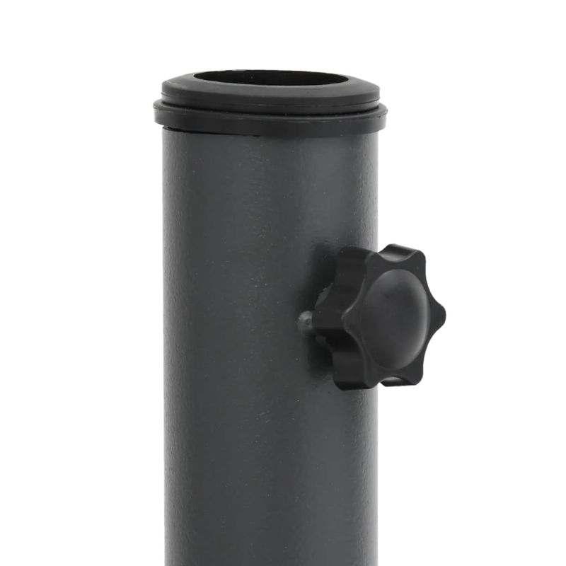 Casa si Gradina - Gradina si terasa - Umbrele si pavilioane - Umbrele - Suport umbrela pentru stalpi diametru 32/35/38 mm, 25 kg, rotund, negru - Infinity.ro