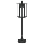 Casa si Gradina - Corpuri si surse de iluminat - Iluminat exterior - Felinare - Lampi de podea de exterior 3 buc. negru 60 cm otel inoxidabil - Infinity.ro