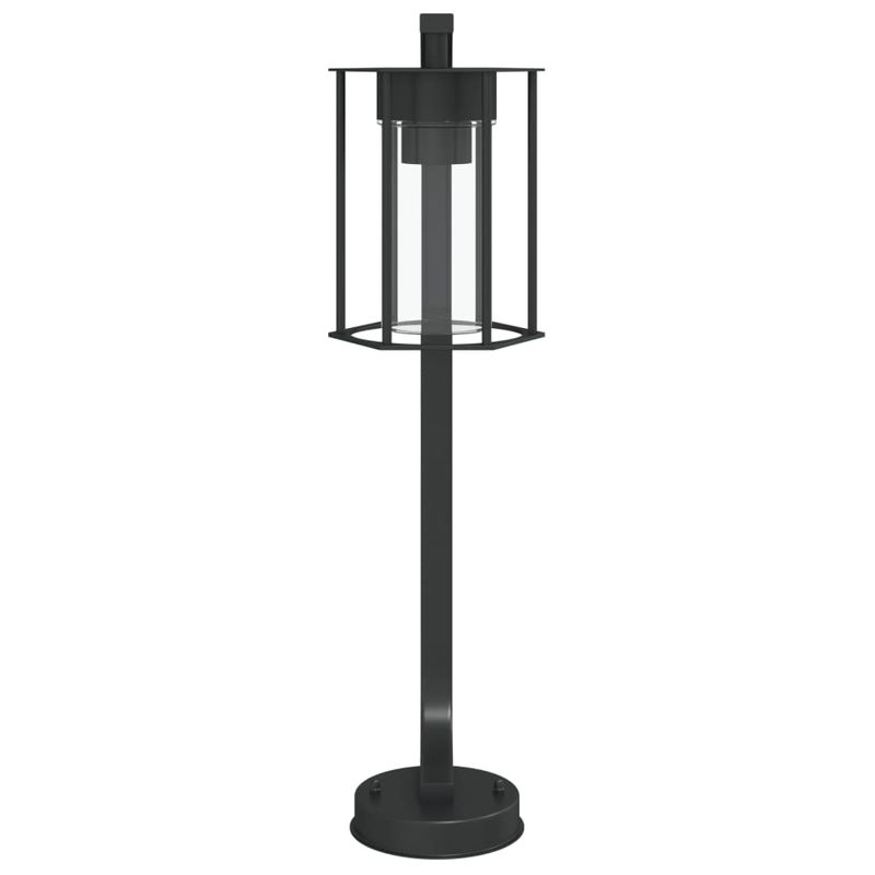Casa si Gradina - Corpuri si surse de iluminat - Iluminat exterior - Felinare - Lampi de podea de exterior 3 buc. negru 60 cm otel inoxidabil - Infinity.ro