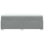 Casa si Gradina - Mobilier - Paturi si accesorii - Paturi - Pat continental cu saltea, gri deschis, 80x200 cm, textil - Infinity.ro