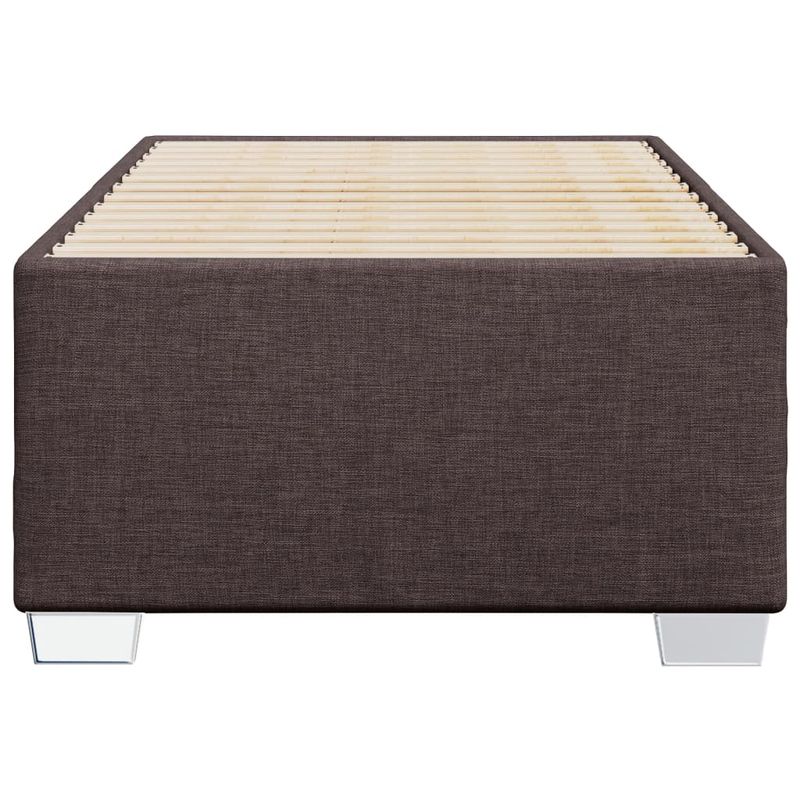 Casa si Gradina - Mobilier - Paturi si accesorii - Paturi - Cadru de pat, maro inchis, 100 x 200 cm, material textil - Infinity.ro