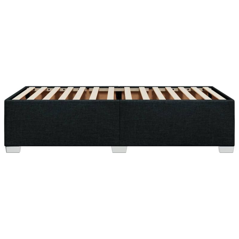 Casa si Gradina - Mobilier - Paturi si accesorii - Paturi - Cadru de pat, negru, 90 x 200 cm, material textil - Infinity.ro