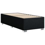Casa si Gradina - Mobilier - Paturi si accesorii - Paturi - Cadru de pat, negru, 90 x 200 cm, material textil - Infinity.ro