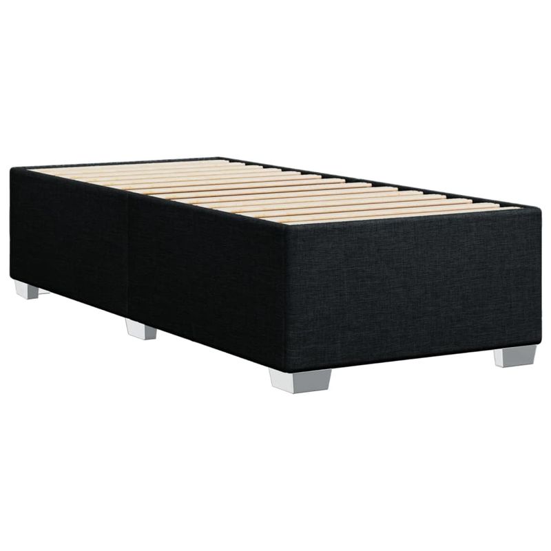Casa si Gradina - Mobilier - Paturi si accesorii - Paturi - Cadru de pat, negru, 90 x 200 cm, material textil - Infinity.ro