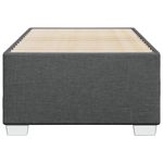 Casa si Gradina - Mobilier - Paturi si accesorii - Paturi - Cadru de pat, gri inchis, 100 x 200 cm, material textil - Infinity.ro