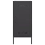 Casa si Gradina - Mobilier - Comode si corpuri - Comode - Dulapuri 2 buc. negru 36x39x79 cm otel laminat la rece - Infinity.ro