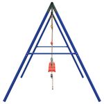 Jucarii, Copii si Bebe - Jucarii si jocuri - Jucarii de exterior - Spatii de joaca si accesorii - Set leagan de exterior, cu leagane și scara, roșu, model 3x scaun leagăn + scară - Infinity.ro