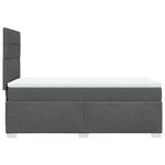 Casa si Gradina - Mobilier - Paturi si accesorii - Paturi - Pat box spring cu saltea, gri inchis, 100x200 cm, textil - Infinity.ro