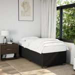 Casa si Gradina - Mobilier - Paturi si accesorii - Paturi - Pat box spring cu saltea, negru, 90x200 cm, textil - Infinity.ro