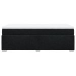 Casa si Gradina - Mobilier - Paturi si accesorii - Paturi - Pat box spring cu saltea, negru, 90x200 cm, textil - Infinity.ro