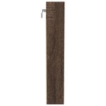 Casa si Gradina - Mobilier - Biblioteci si rafturi - Rafturi - Dulap cu vitrina, stejar maro, 100x8,5x50 cm, lemn prelucrat - Infinity.ro